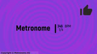 346 BPM 1/4 Metronome