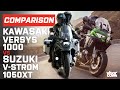 Suzuki vs Kawasaki | Kawasaki Versys 1000 SE vs Suzuki V Strom 1050XT | Visordown.com