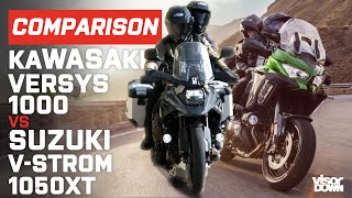 Suzuki vs Kawasaki | Kawasaki Versys 1000 SE vs Suzuki V Strom 1050XT | Visordown.com