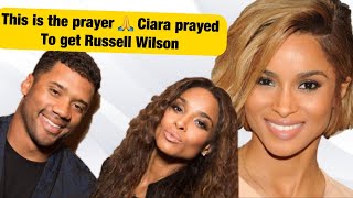 Ciara \& Russell Wilson:Here are the things Ciara prayed for in a husband \& she shares a secret to a