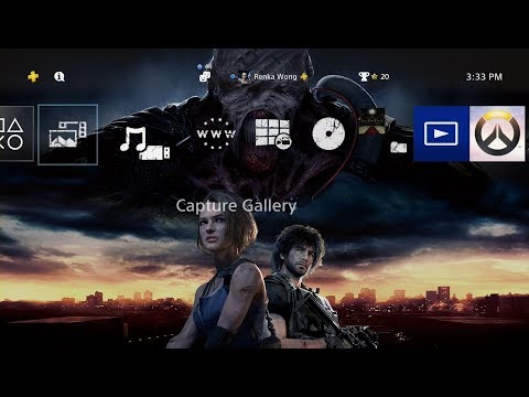 Resident Evil 3 Remake Special Theme PS4