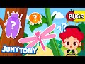 Insect Riddle | Guess Who I AM | Bugs Quiz | Cutie-crawlies! | Insect Songs for Kids | JunyTony