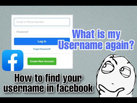 How to know facebook username