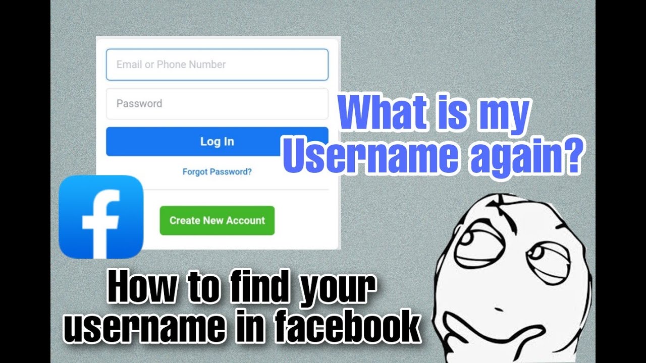 How to know facebook username - YouTube