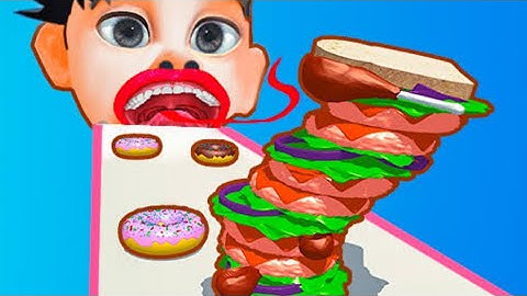Sandwich Runner Max Level (Android+ios) Gameplay (Walkthrough+Tips) Part - 3