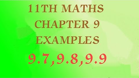 11TH MATHS/ EXAMPLES         9.7,9.8,9.9/LIMITS AND CONTINUITY (@MATHS STUDENT)