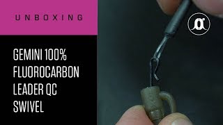 CARPologyTV | Gemini 100% Fluorocarbon Leader - QC Swivel