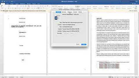 How to change Author on Microsoft word using Macbook or iMac