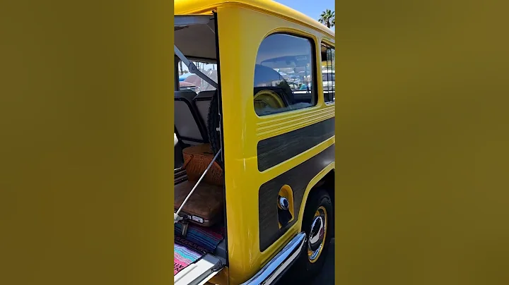 1951 Willys Wagon 4 Wheel Drive #carshow #classiccar #willys