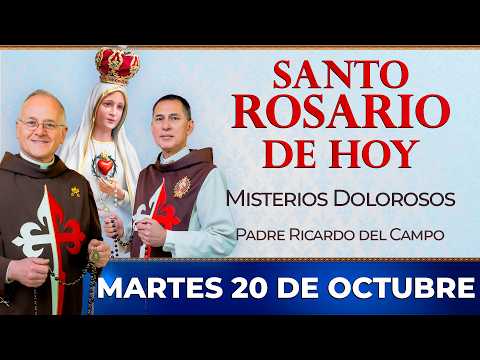 Santo Rosario de Hoy Martes 20 de Octubre - Misterios Dolorosos #rosario #santorosario #rosariodehoy
