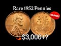 1952 Wheat Penny Worth $3,000? Valuable Lincoln Cent to Look For! #uscoins #rarecoins