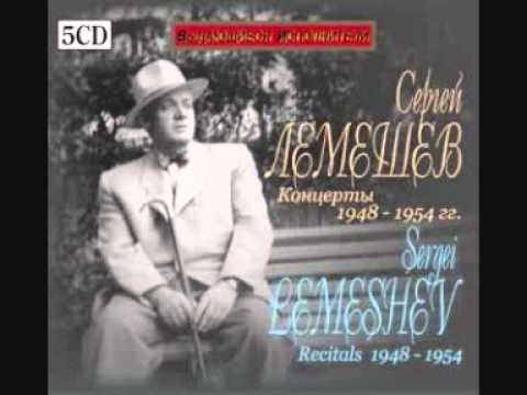 在 YouTube 上觀看「Sergey Lemeshev - O, paradiso (Meyerbeer "L'Africaine") Live 1948!!」