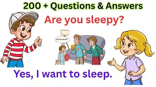 200 + Questions \& Answers for Beginners | Learn English Conversation Daily | Slow English