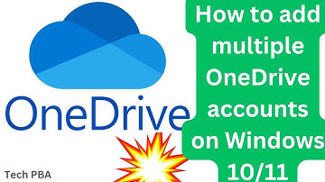 How to add multiple OneDrive accounts on Windows | Add OneDrive Work or School and personal accounts