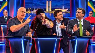 RUBÃO AO VIVO X NANDO MOURA | RENAN FORA DO DEBATE | FLAVIO BOLSONARO EM 1°