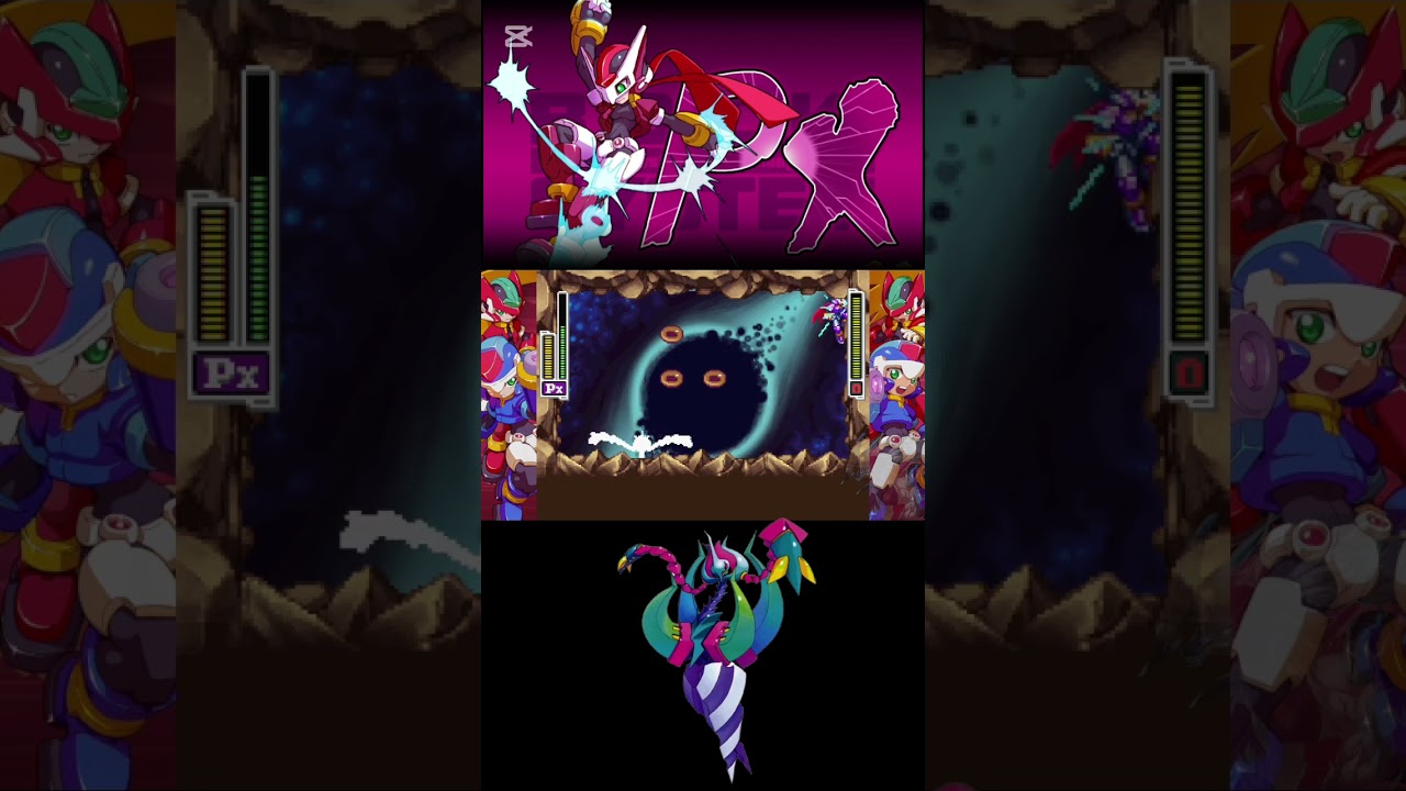 Megaman ZX - Model P vs Noble Mandrago 