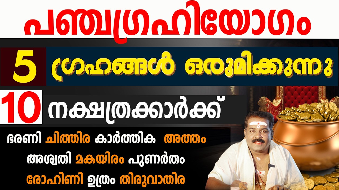 പഞ്ചഗ്രഹിയോഗം | 5 ഗ്രഹങ്ങൾ ഒരുമിക്കുന്ന  | Sudarshana Tv 2026