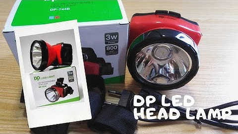 DP Head Lamp Led Torch | Reliable Design | Water Splash Proof | Rechargable