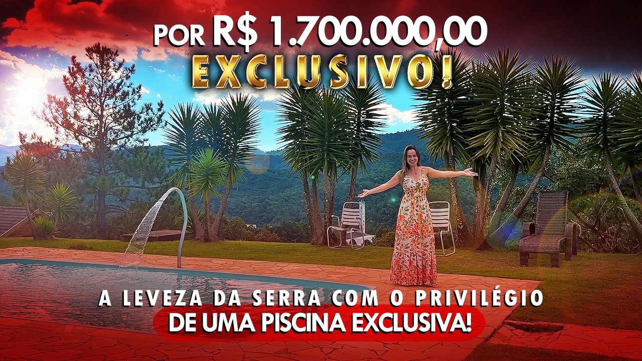 Vídeo do Imóvel: Casa com 6 dormitórios à venda, 255 m² por R$ 1.700.000 - Parque Água Santa - Campos do Jordão/SP
