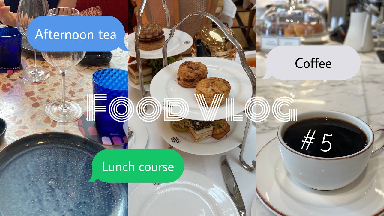【Food Vlog】シンガポール在住者がずっと行きたかったお店編 Afternoon teaTWG Coffee break