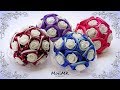 Нарядные резинки канзаши 3D МК DIY Kanzashi Tutorial МойМК