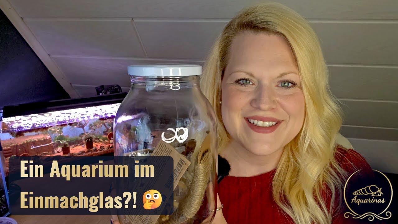Ein Aquarium im Einmachglas?! Sommerdeko mit echtem Wow-Effekt 😍