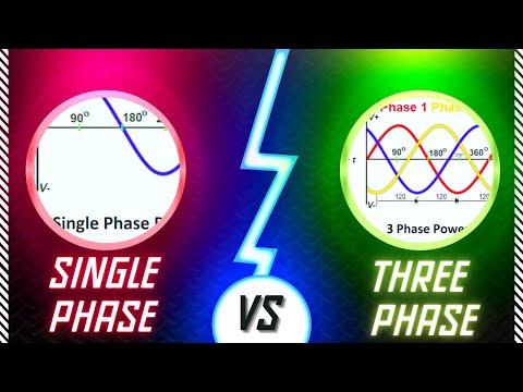 Difference between Single Phase and 3 Phase | Single Phage vs 3 Phase