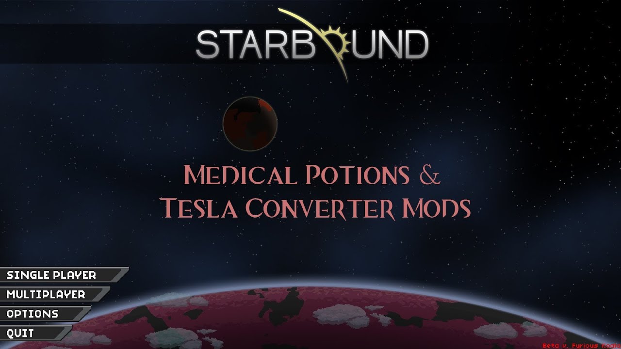 Starbound Mod Spotlight Medical Potions and Tesla Converter Mods YouTube