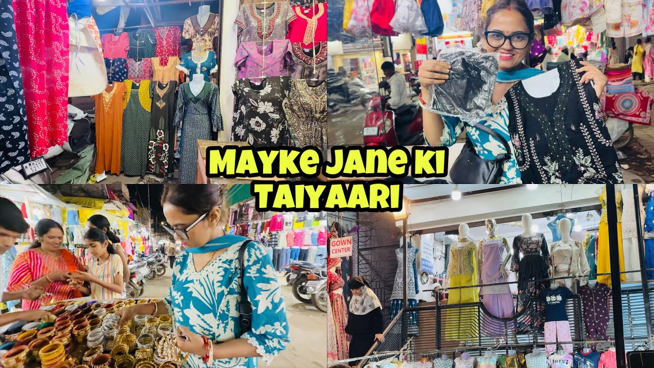 Main ja rahi hu maike apne gaon  | Street Shopping by Bindass kavya ki Mummy