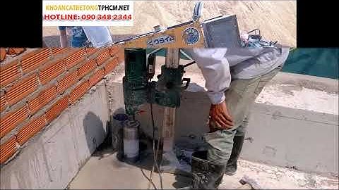 Khoan cắt bê tông TPHCM - Hoàng Lâm