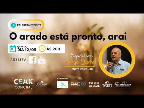 O ARADO ESTÁ PRONTO, ARAI!  |  JORGE ELARRAT  |  QUA, 12/05  |  20h