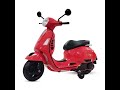Kids Vespa battery operated Scooter