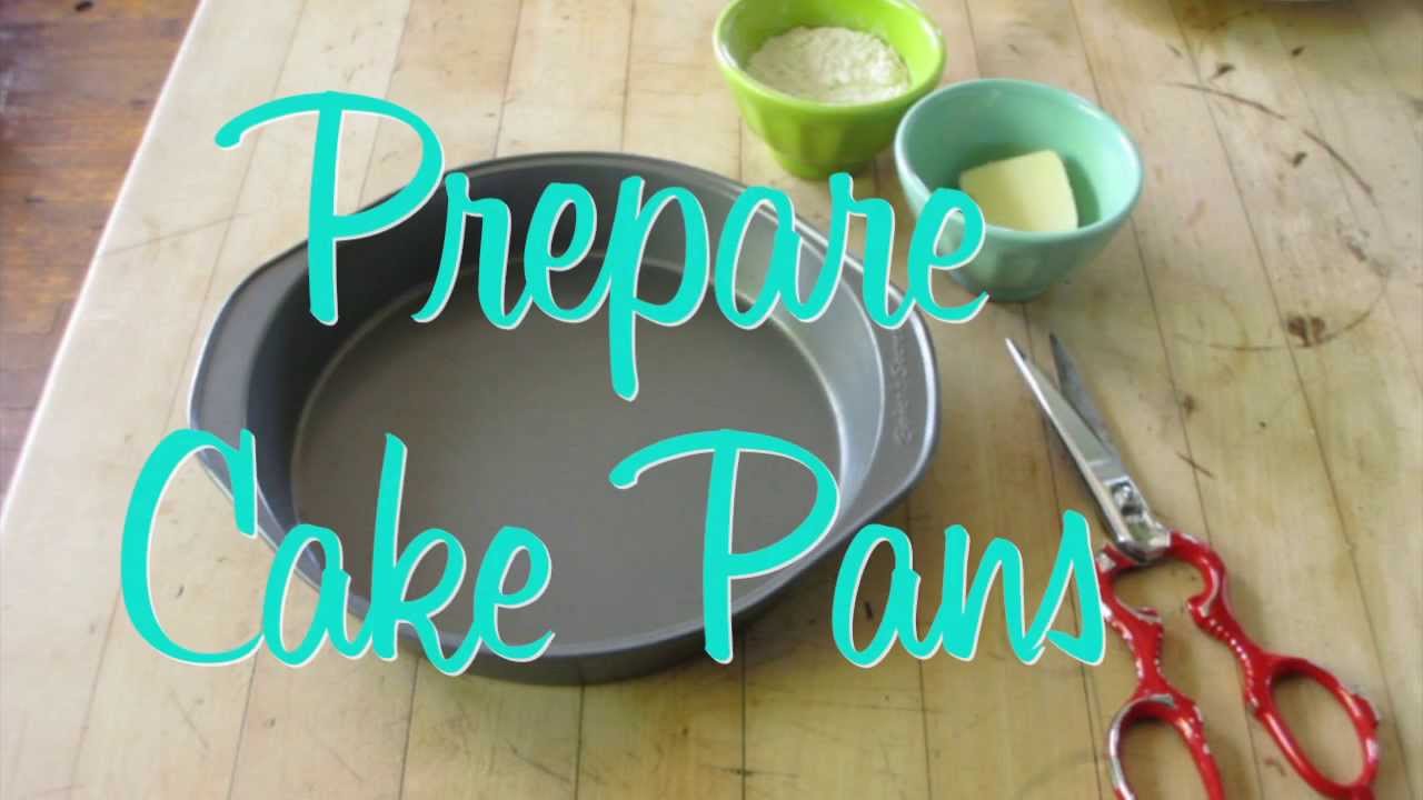 Preparing a pan for baking - Ashlee Marie - real fun with real food