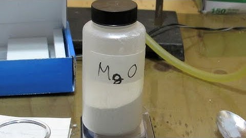 Making Magnesium Oxide