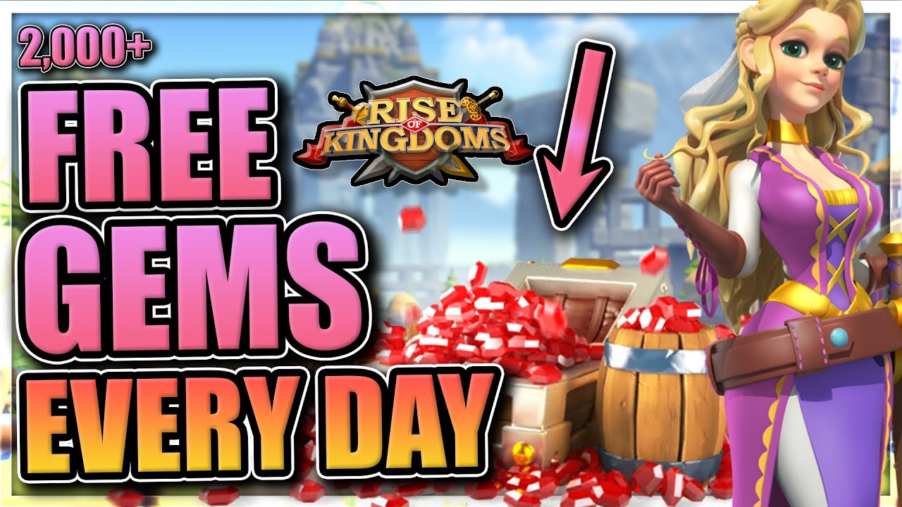 Ready go to ... https://youtu.be/Ld_MnTlbxNM [ How to gather 2,000+ gems in Rise of Kingdoms every single day (RoK)]
