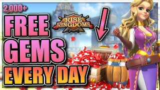 How to gather 2,000+ gems in Rise of Kingdoms every single day (RoK) screenshot 5
