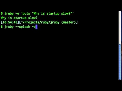 JRuby startup time