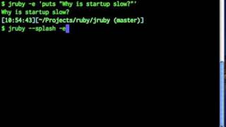 JRuby startup time