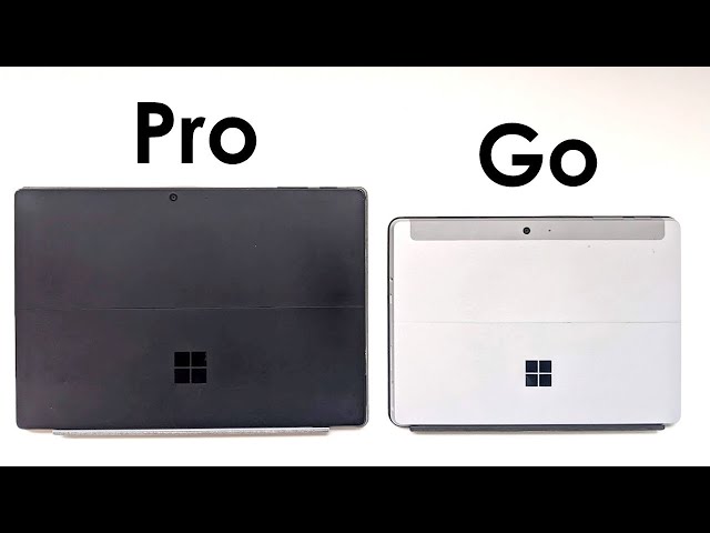 Surface Pro 5 vs. Surface Go - Detailed Specs Comparison