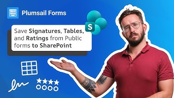 Save Signatures, Data Tables, and Ratings from Public forms to SharePoint