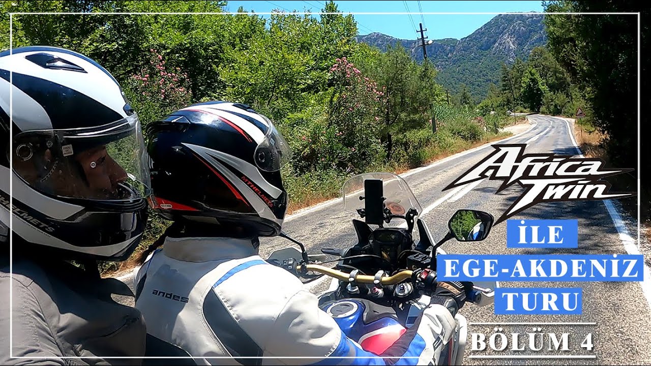 MOTOSİKLET İLE MAVİ TUR 💙 Honda Africa Twin ile Ege-Akdeniz Turu #4 | Marmaris' ten Kaş' a #Motovlog