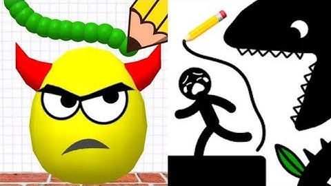 Draw To Smash Logic Puzzle VS Save The Stick Satisfying ASMR Gameplay (Android, ios) (New Update) #4