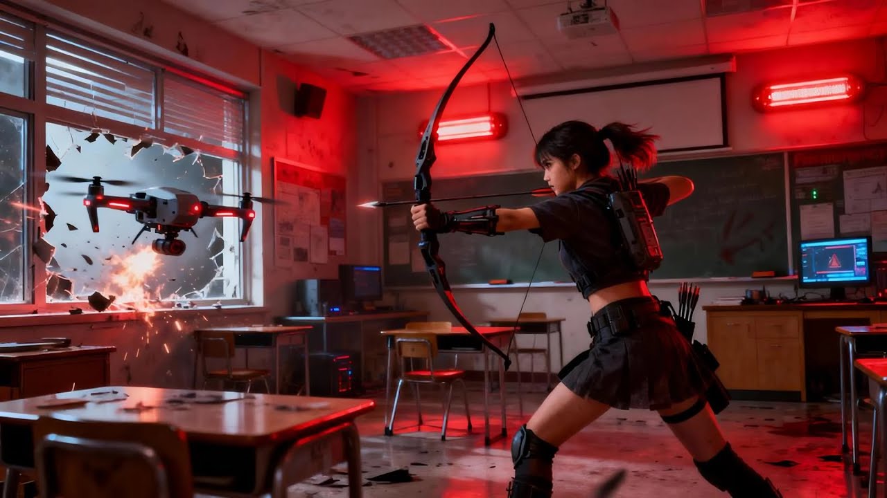The Class Was Told to Build a Weapon —She Made a Bow and Shot the Instructor’s Drone HFY SCIFI BEST