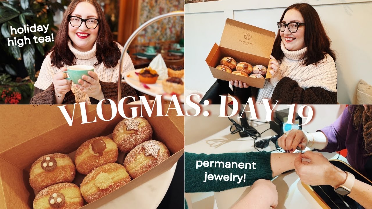 Seattle Girls’ Day! Come to High Tea with Us, Permanent Bracelets & Shopping | VLOGMAS DAY 19