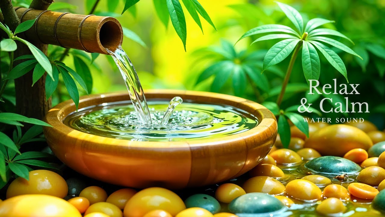 Deep Sleep Music 🌙 Relaxing Water Sounds for Stress Relief, Healing Therapy, Spa & Meditation