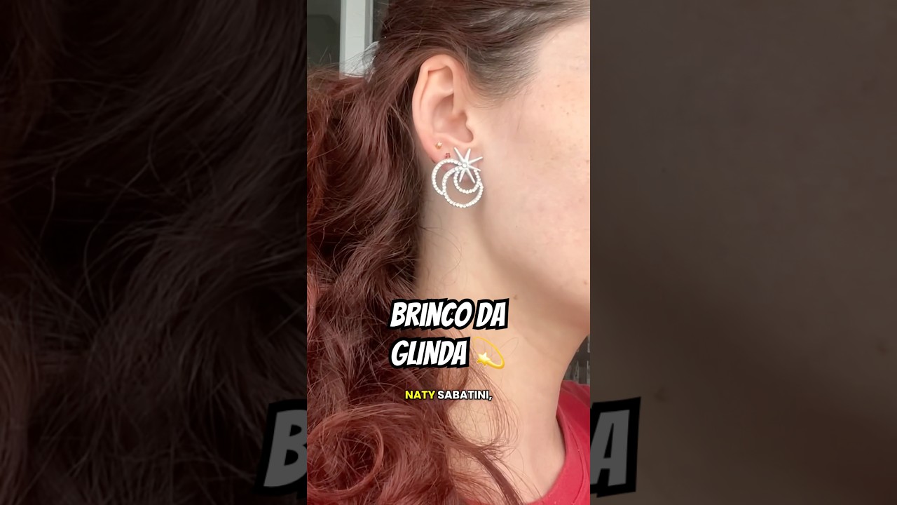 Eu fiz o brinco da Glinda - Wicked 2 🩷 #glinda #wicked