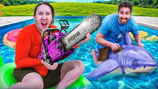 Ficamos Presos Em Infláveis Na Piscina