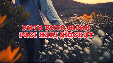 Kata Kata Bijak Pagi Hari Singkat