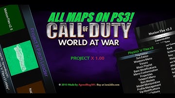 COD WAW Project X v1 ISO Mod Menu (PS3)