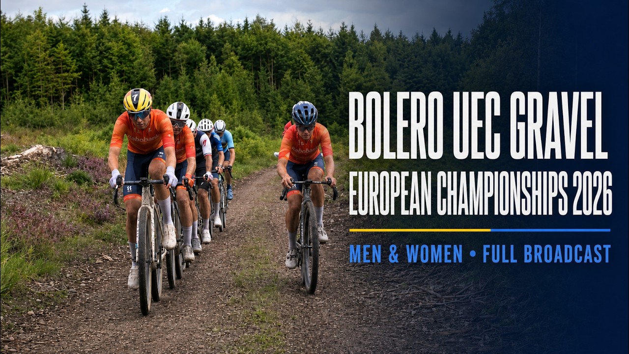 Bolero UEC Gravel European Championships 2026 Houffalize full Broadcast